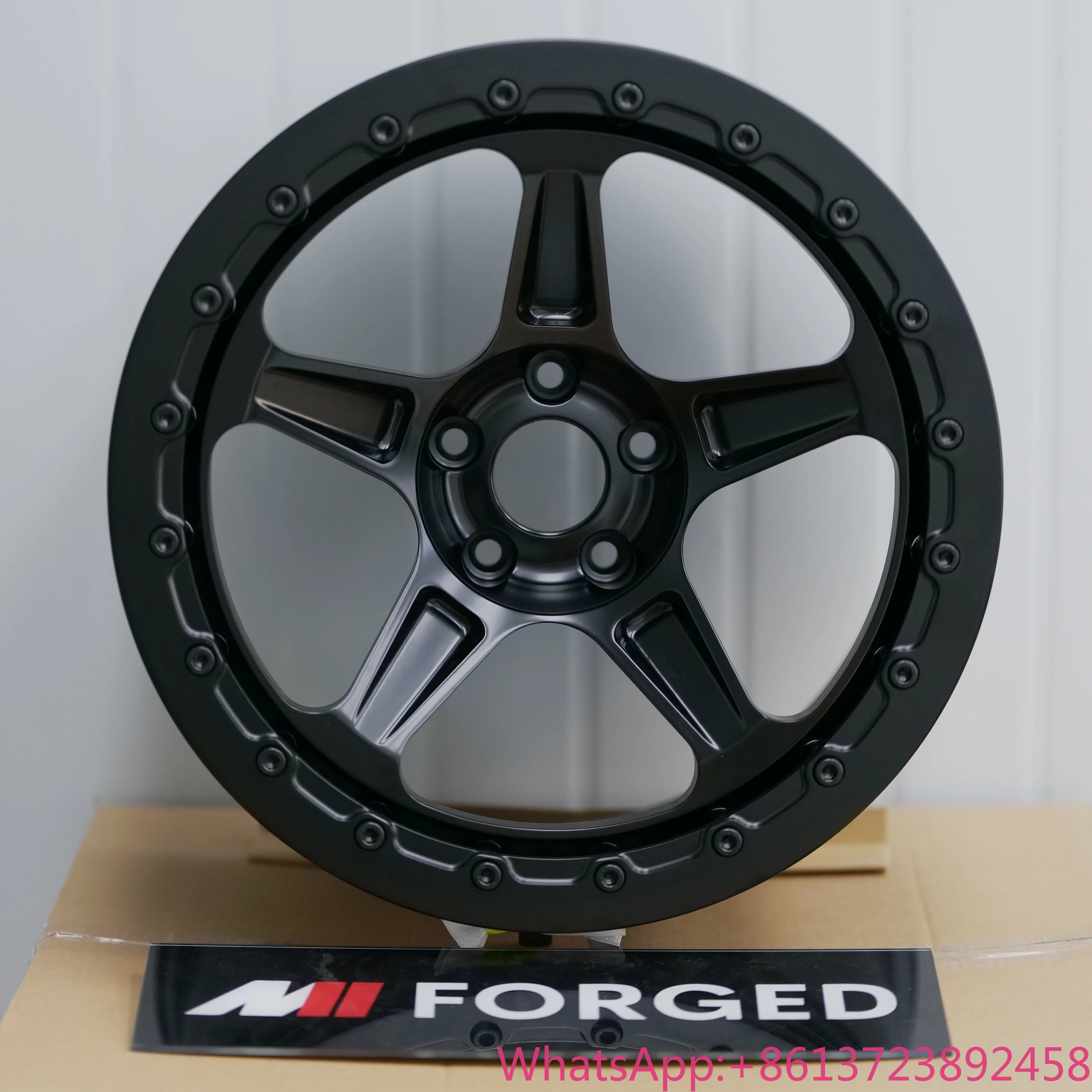 MN Forged Custom Five Spoke Concave Design Beadlock Wheels for SRT M340i M2 M3 M4 M5 5x112 5x120 5x115