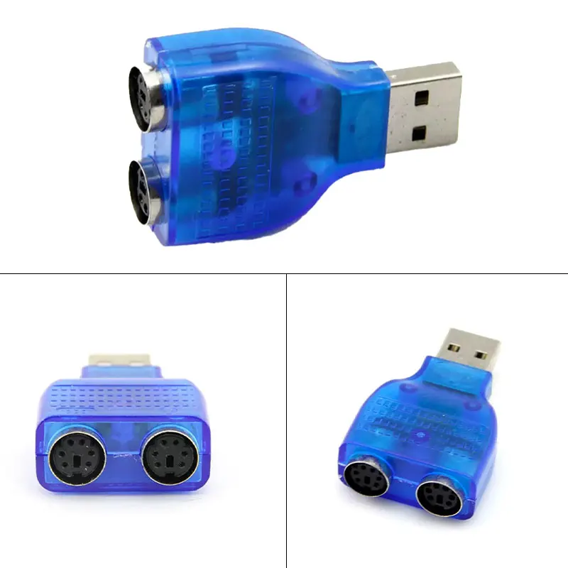 

USB 2.0 Адаптер для мыши и клавиатуры PS/2