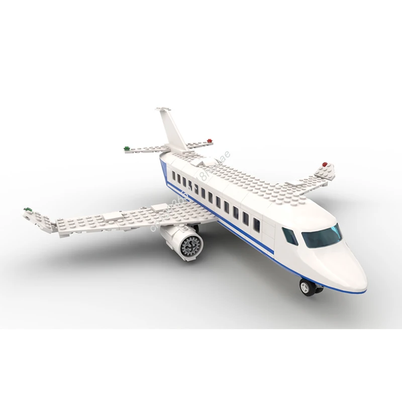 

248pcs MOC Passenger Plane City Educational Building Blocks Christmas Gift Creative Learning and Assembly Kit to Develop Focus