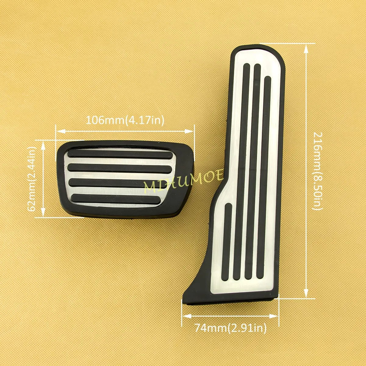 لكاديلاك CT4 CT5 CT6 2020 2021 2022 2023 2024 2025 سيارة الفرامل الغاز دواسة غطاء مراتب مضاد للانزلاق الفولاذ المقاوم للصدأ #6