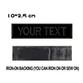 BLACK iron on