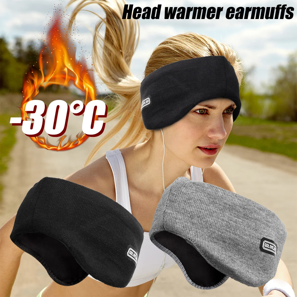 Children Adults Winter Warm Earmuffs Outdoor Sports Cycling Running Windproof Earmuffs All Wrapped Ear Protection Cold Earmuffs