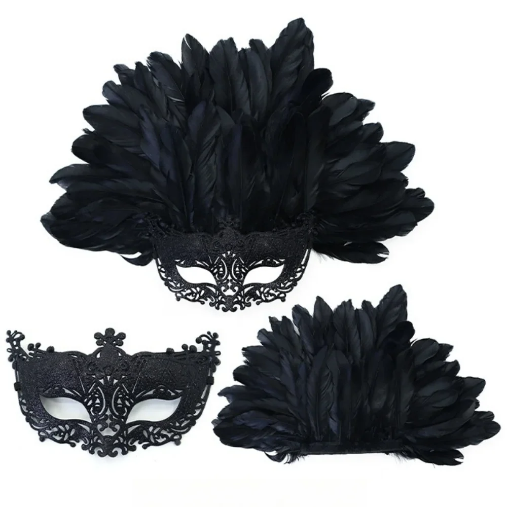 

Feather Separable Fox Mask Venetian Woman Fancy Dance Party Eye Mask Carnival Halloween Masquerade Cosplay Costume