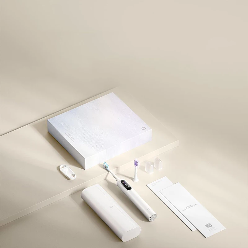 MIJIA Oscillation Electric Toothbrush Pro Gift Box With Travel Case,180 Days Battery,Smart Display,IPX8 Waterproof With Two Head view 2