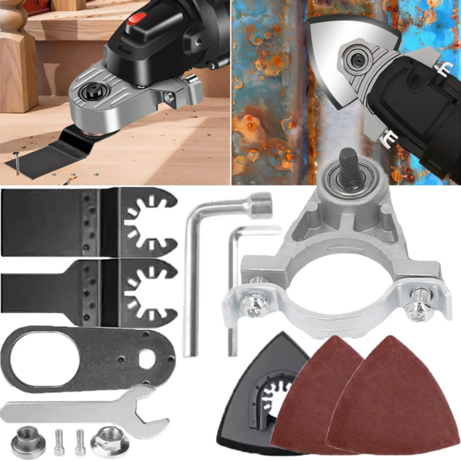 M10 M14 Angle grinder Conversion Head Kit Multifunctional Oscillate Saw Blade Adapter For Angle Grinder Polisher Polishing Tool