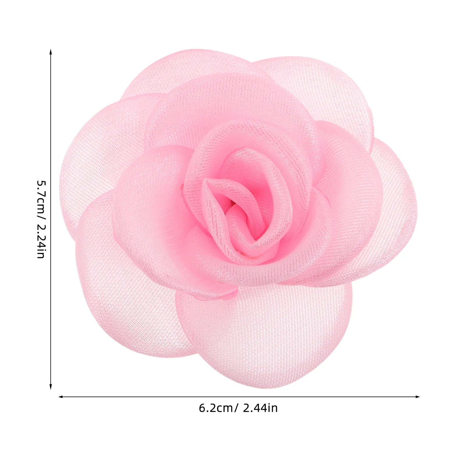 2 قطعة مقاطع أحذية عالية الكعب زهرة اليدوية النسيج ارتفع الديكور أبازيم قابلة للإزالة إكسسوارات الأحذية الأنيقة لحفلات الزفاف #2
