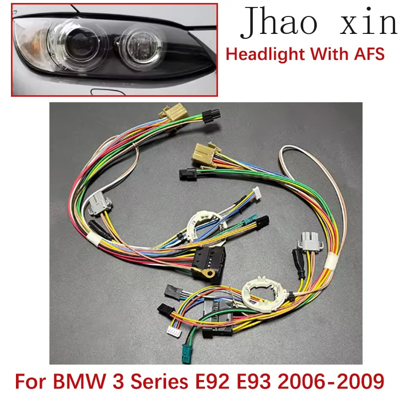 

Car Headlights Wiring Harness Front Headlamp Internal Plug Wiring Connector Assembly For BMW 3 Series E92 E93 2006-2009 with AFS