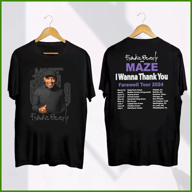 SALE Frankie Beverly and Maze Farewell Tour 2024 T Shirt For Fans All Size