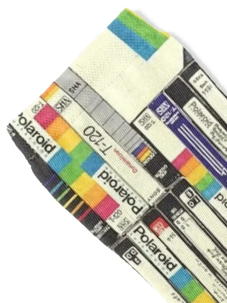 Retro VHS Tapes - Movies from the 80's Socks sheer custom Men Socks Luxury Brand Women's