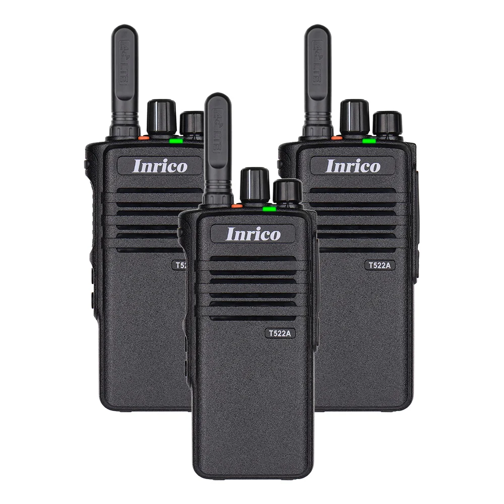 Inrico T522A  long range  network radios 4G LTE POC walkie talkie compatible with zello and iConVnet