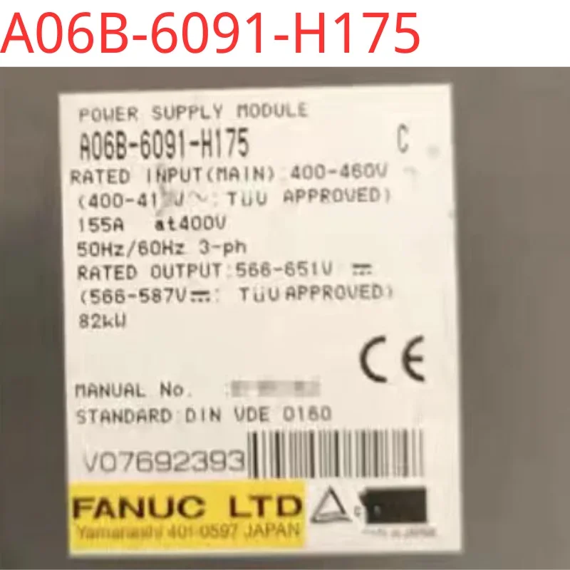 A06B-6091-H175 second-hand tested ok  Servo Drive in good Condition