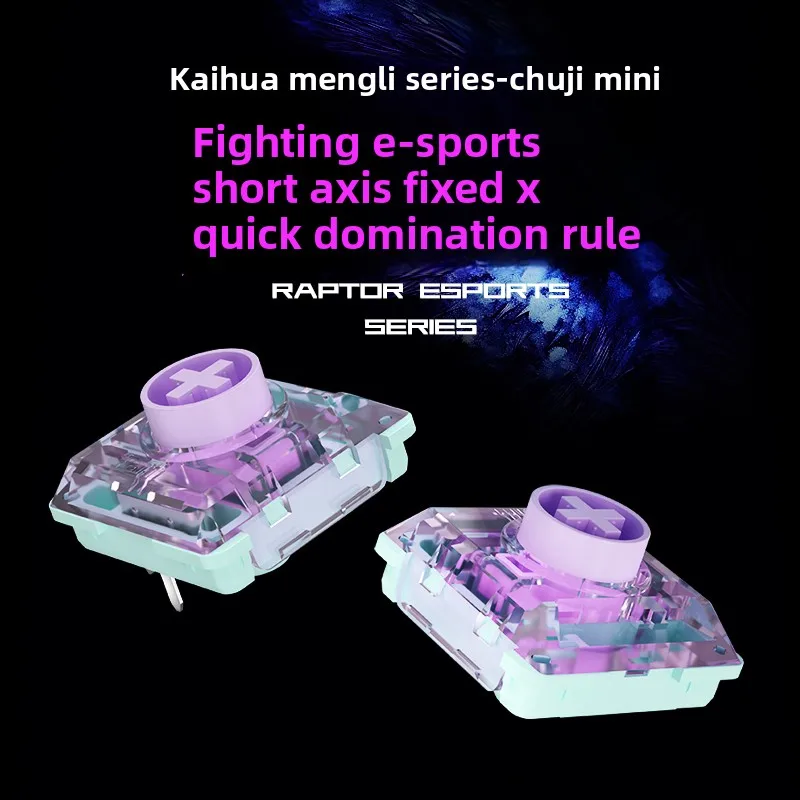 Custom Kailh Falcon Mini Low-Profile Switch, Super-Short Travel Rapid Trigger, Raptor Series for HITBOX Arcade Controller