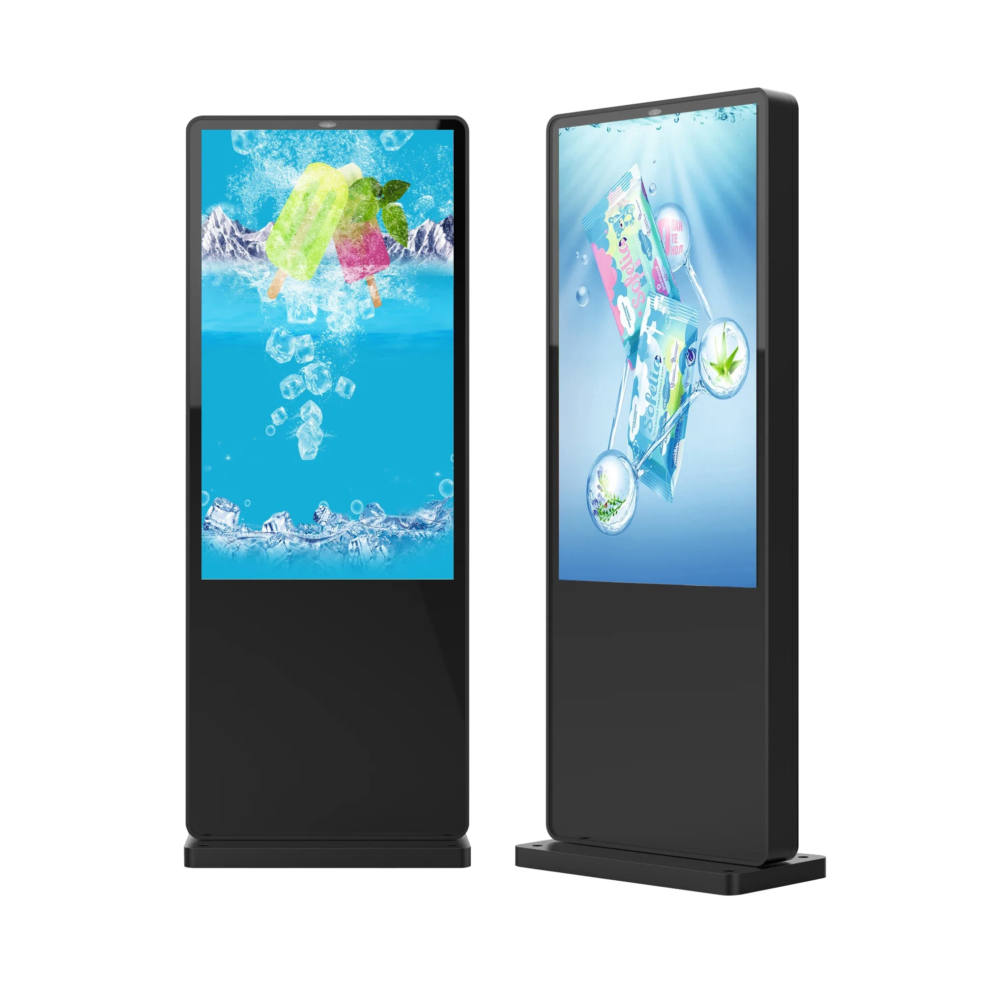 

Роторная вертикальная рекламная машина Hd Lcd с сенсорным экраном Ультратонкая мультимедийная рекламная машина для запроса