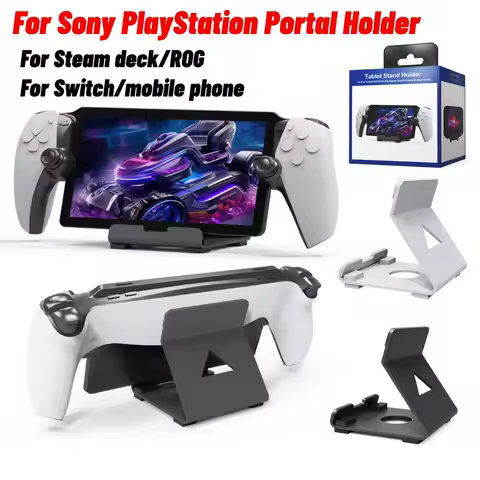 For PS5 Sony PlayStation Portal Holder Desktop Bracket Stand Fo Portal / Steam Deck / ROG Ally / Switch Console Display Rack