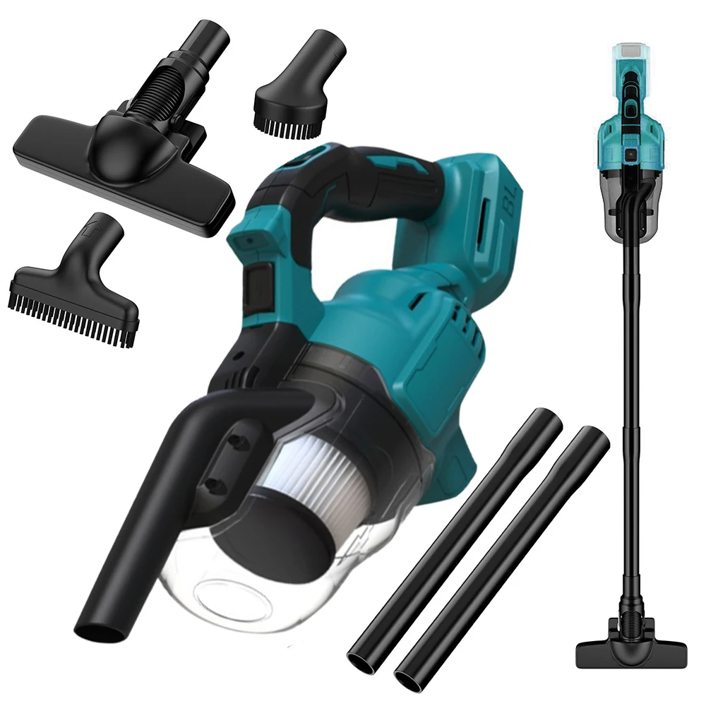 Secador de vacío inalámbrico portátil de 500W para Makita DeWalt, aspiradora eléctrica de mano con batería de 20V para limpieza de alfombras y suelo