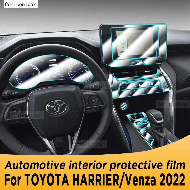 

For TOYOTA HARRIER/Venza 2022 Gearbox Panel Navigation Automotive Interior Screen TPU Protective Film Cover Anti-Scratch Sticker