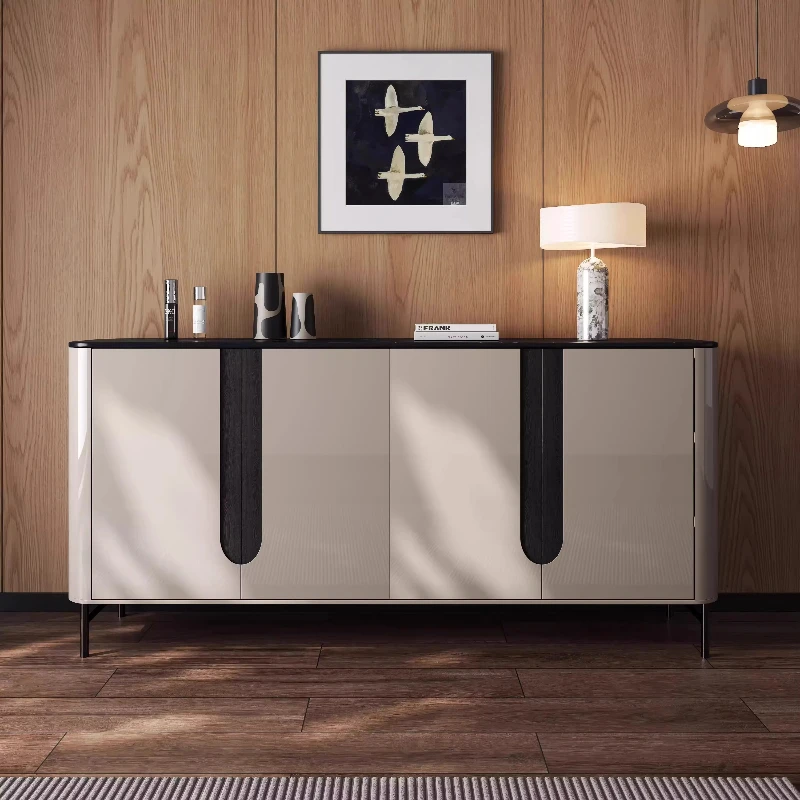 

160x40x90cm luxury living room cabinets mid century modern wooden 3-stage drawer Storage locker Multipurpose mueble furniture