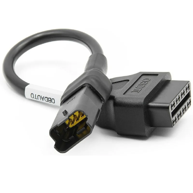 OBD Motorcycle Cable For Ducati 4 Pin Plug Cable Diagnostic Cable 2Pin to OBD2 4pin Adapter Motorcycle Car Accessories