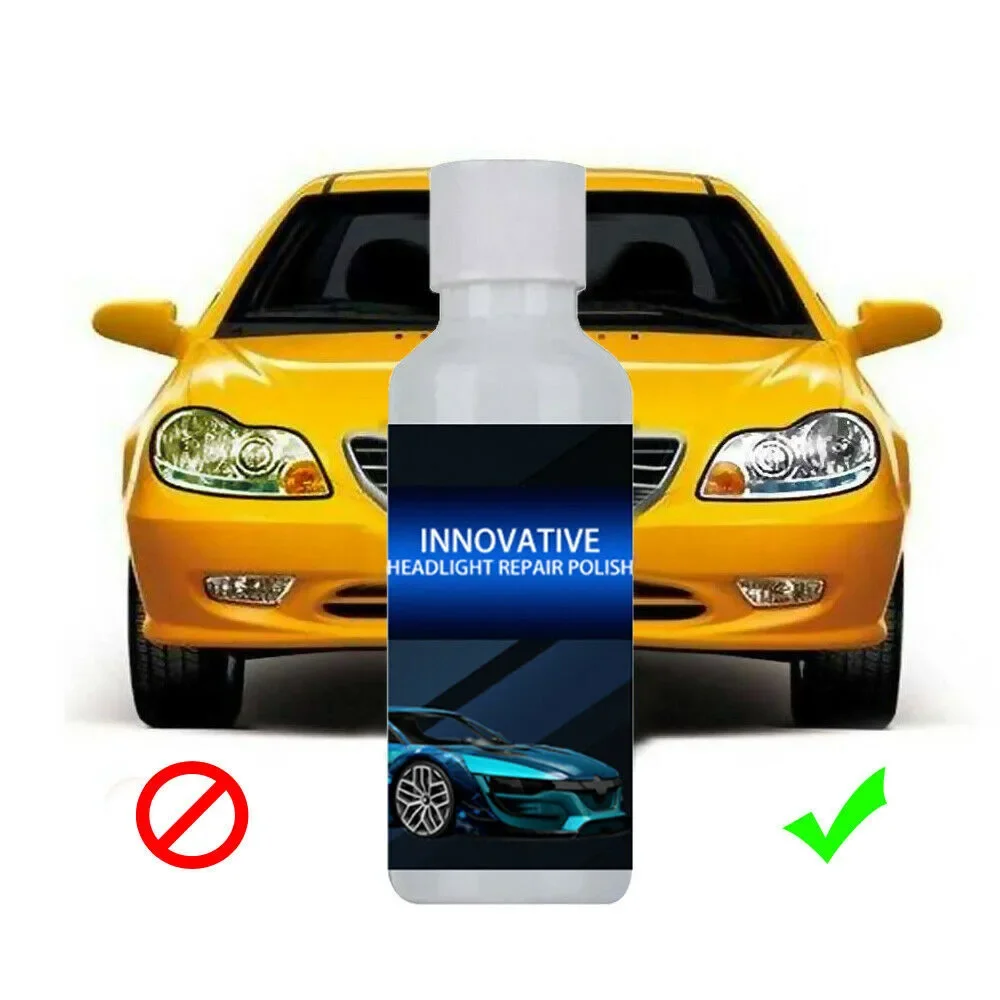 30ml Autokoplamp Reparatievloeistof Koplamp Polijstmachine Len Restorer Reparatie Vloeistof Polish Cleaner Accessoires