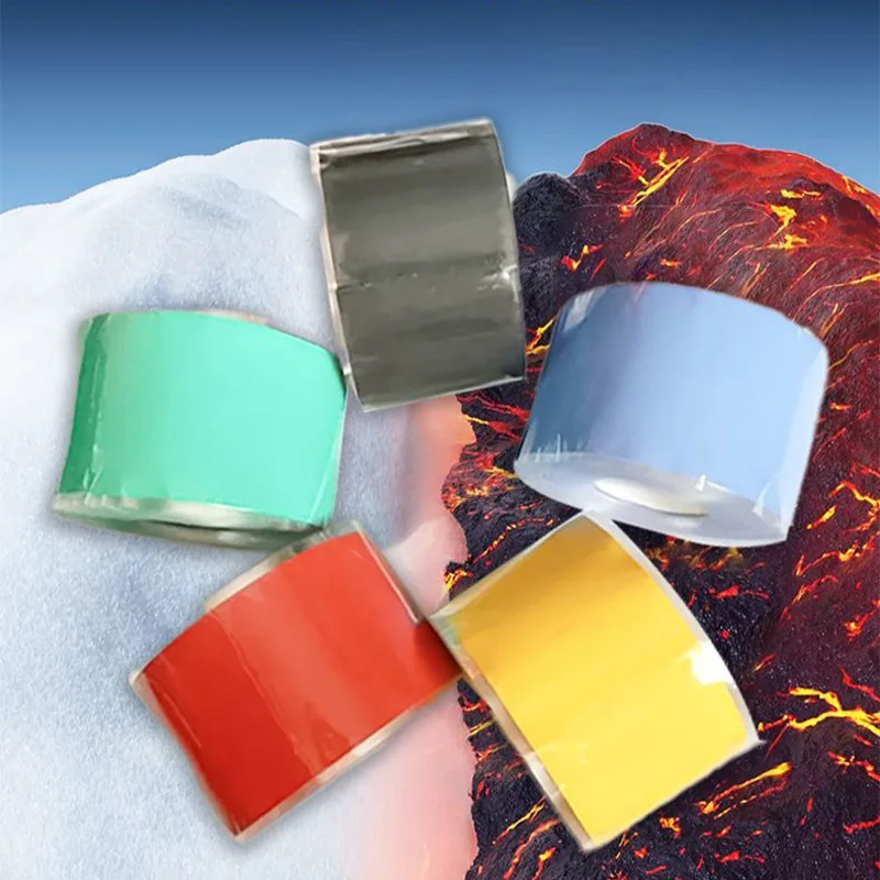 

Silicone insulated flame-retardant tape, waterproof sealing, leak repair, adhesive tape for fixing leaking pipes.