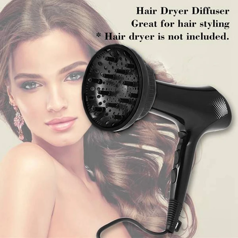 Hair Dryer Diffuser Universal Hair Diffuser Attachment For Fine Thick Curly Wave And Frizzy Hair Salon Tool