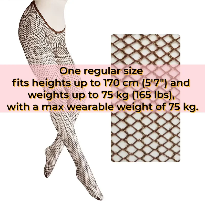 Assorted 5-Pack Women's Summer V-Cut Style Glitter Carnival Fishnet Tights and Stockings Small Size Nets 5 Color