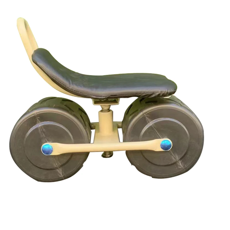 Multi functional garden seat car, outdoor garden mobile seat car, mobile small seat car moving garden car