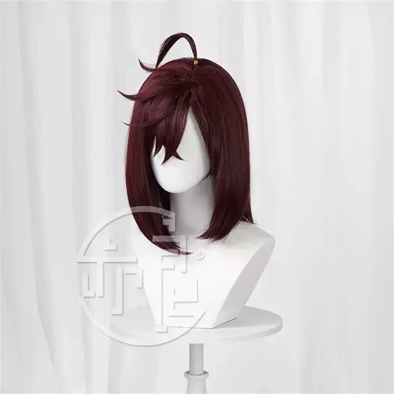 2025 aaa أنيمي Dandadan مومو Ayase شعر مستعار تأثيري قصير النبيذ الأحمر بوبو مقاومة للحرارة الشعر الاصطناعية هالوين زي لعب الأدوار الاسمية