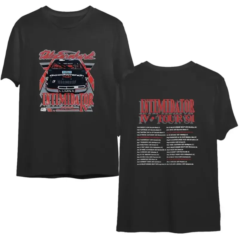 Vintage 1991 Dale Earnhardt Intimidator Tour T Shirt