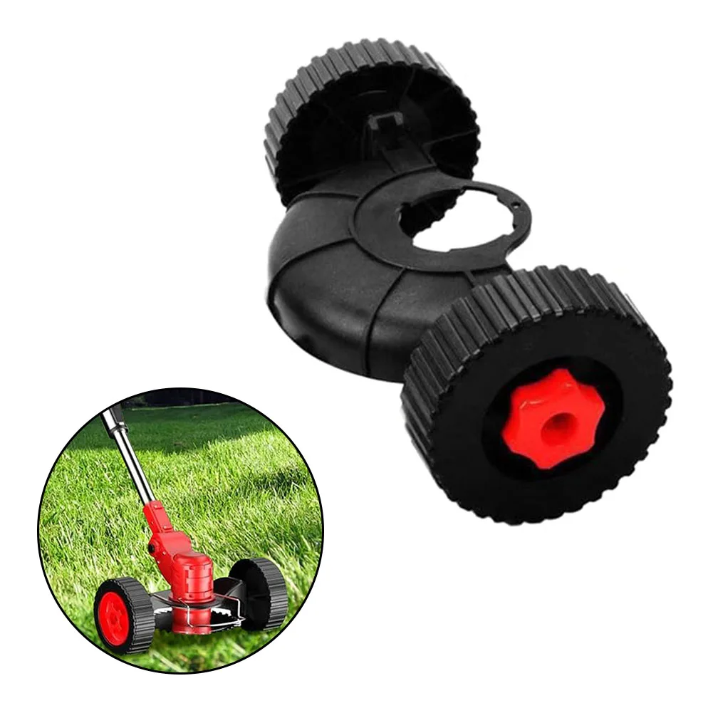 

String Trimmer Wheels Plastic Lawn Mower Wheel Adjustable Support Wheels Auxiliary Wheels Garden Tool Attachment