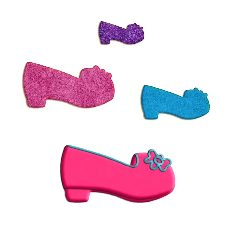 Four Specifications Cartoon Footwear,Embroidered Shoes,Plastic Molds,Cake Fondant Tools,Cookie Sushi and Fruits Cutters