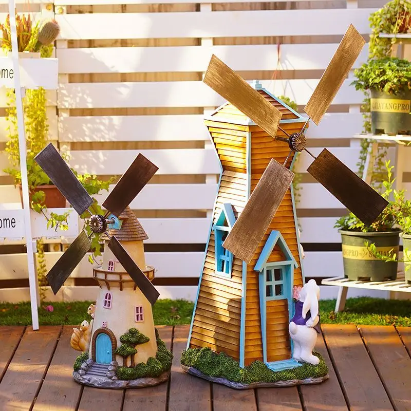 Windmill ornaments garden decoration outdoor balcony yard courtyard house decoration layout landscaping