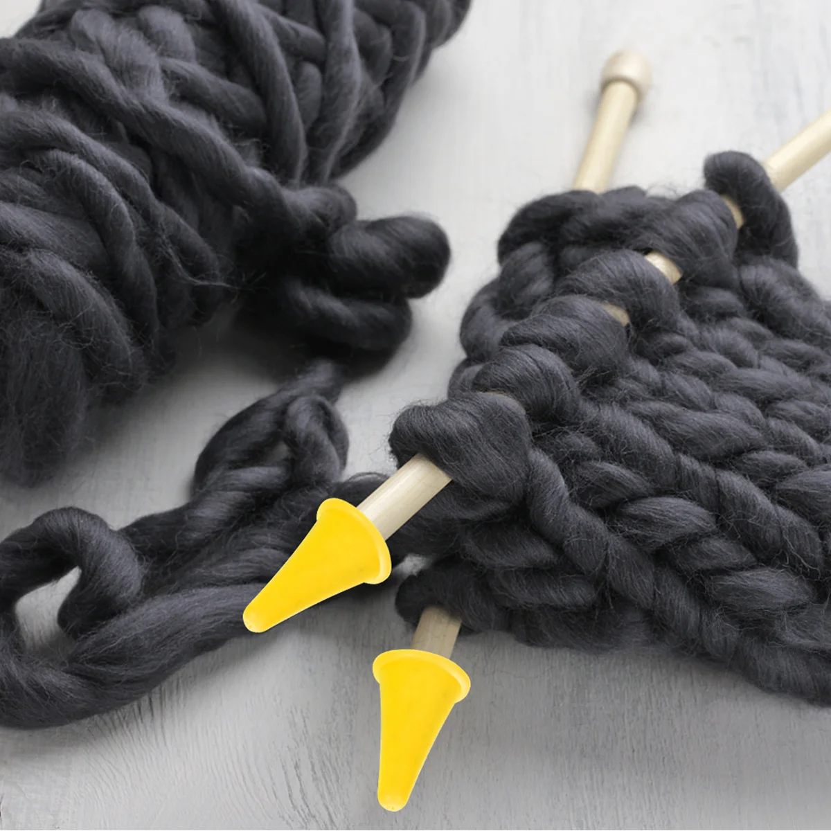 

10Pcs Knitting Needle Caps Silicone Needle Tip Protectors for Knitting Crocheting Sewing Craft DIY Needles Safety Stopper