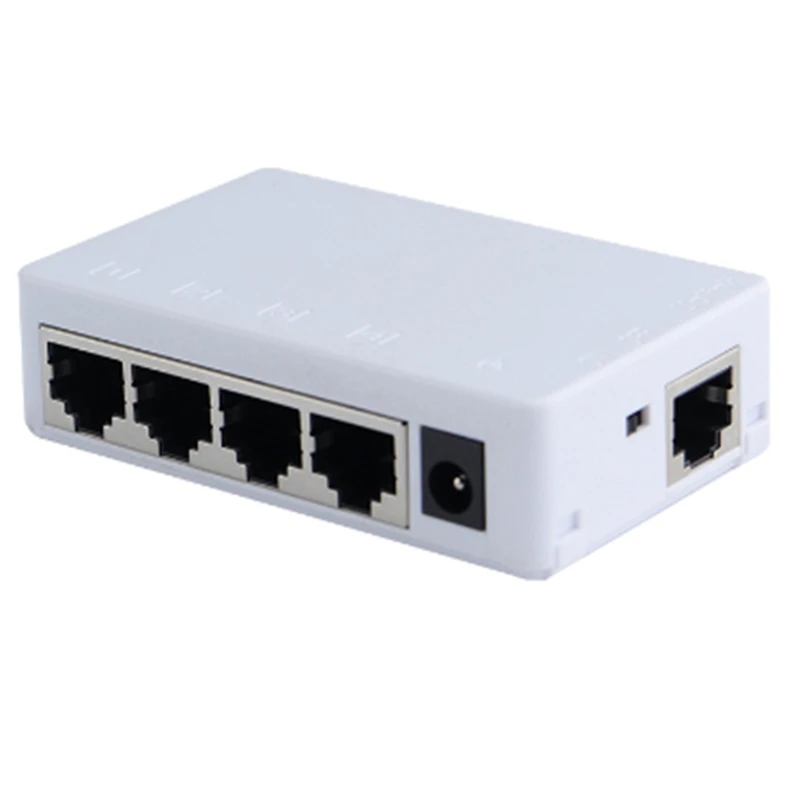 4 Port POE Extender 100Mbps 1 In 4 Out 250 Meters Network Switch Repeater IEEE802.3Af/At For Poe Switch NVR IP Camera