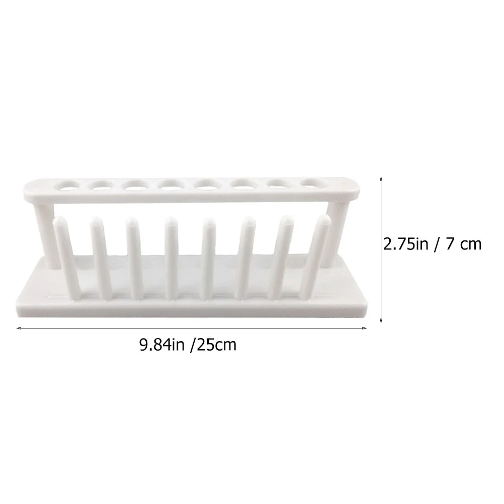 Plastic Test Tube Rack 8Holes Stand Perspex Centrifuge Tube Rack Blood Collection Tube Sample Tube Cryotube Rack Test Tube Stand