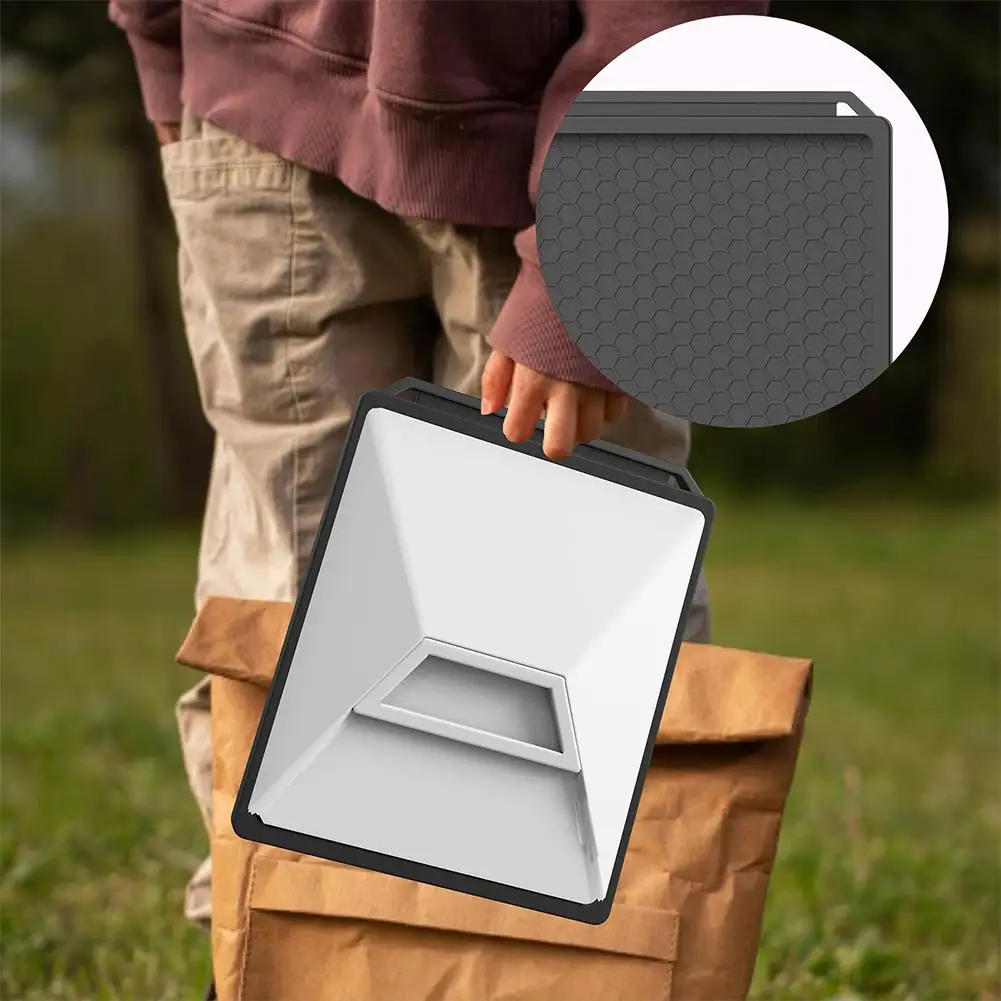 Para Starlink Mini Funda protectora de silicona: impermeable, antigolpes y anticaídas para uso en exteriores con mosquetón