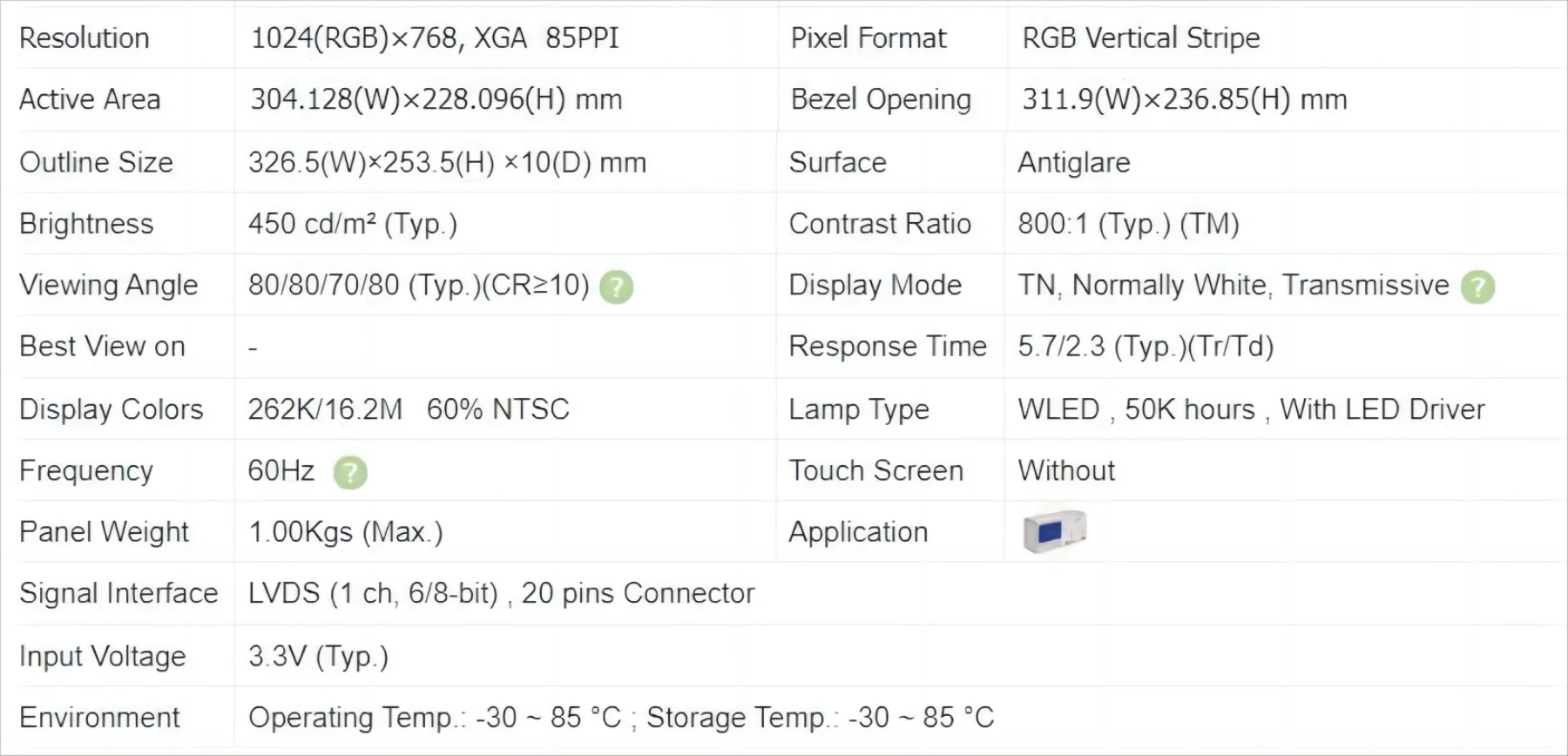 Imagem -06 - Módulo Lcd Tft Auo G150xtn06.8 Suporta 1024*768 Rgb 60hz Rtd 2525a Hd-mi 15 G150xtn06.8