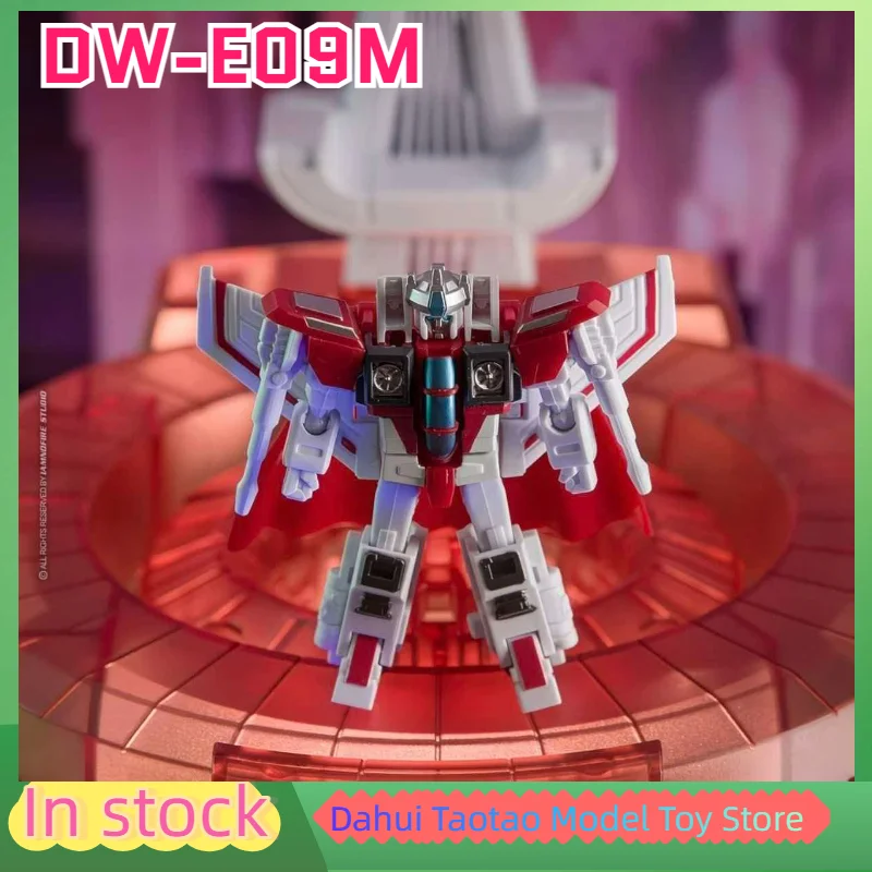 Small Stock of DW-E09 Mirror Little Red Crowned Set with Throne, Poseable Robot Figure Collectible Gift