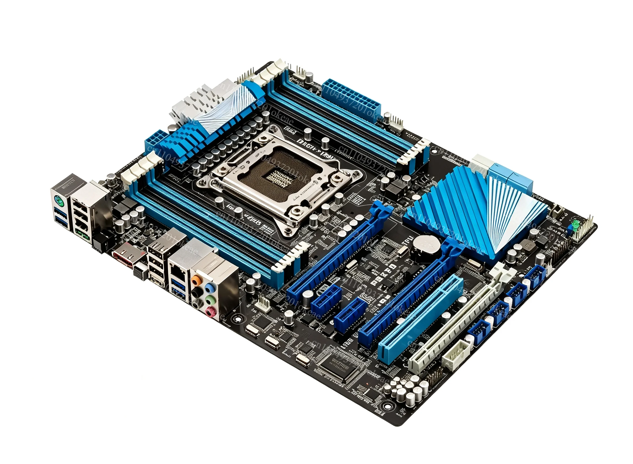 P9X79 X79 Motherboard LGA2011 Socket, Support E5-2680, 3960X CPU, Overclocking Mainboard for GPU Matching