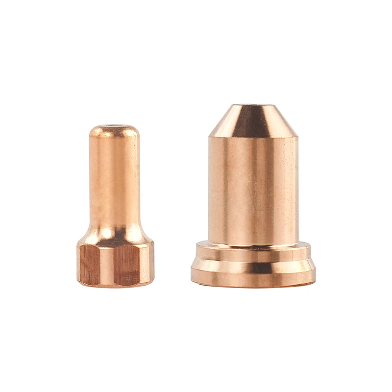 100sets PTM-80 Copper Nozzles Cutting Head Tip  PT80 IPT-80 Air Cooled Low Frequency Plasma Nozzle Welding Soldering