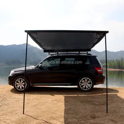 High Quality Camping Retractable Aluminum Case Car Side Awning Car Roof Side Awning Tent With Aluminum Shell