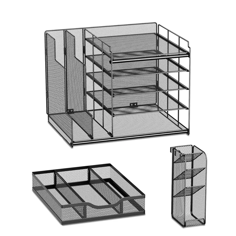 Multi-layer Desktop Office Supplies File Storage Rack