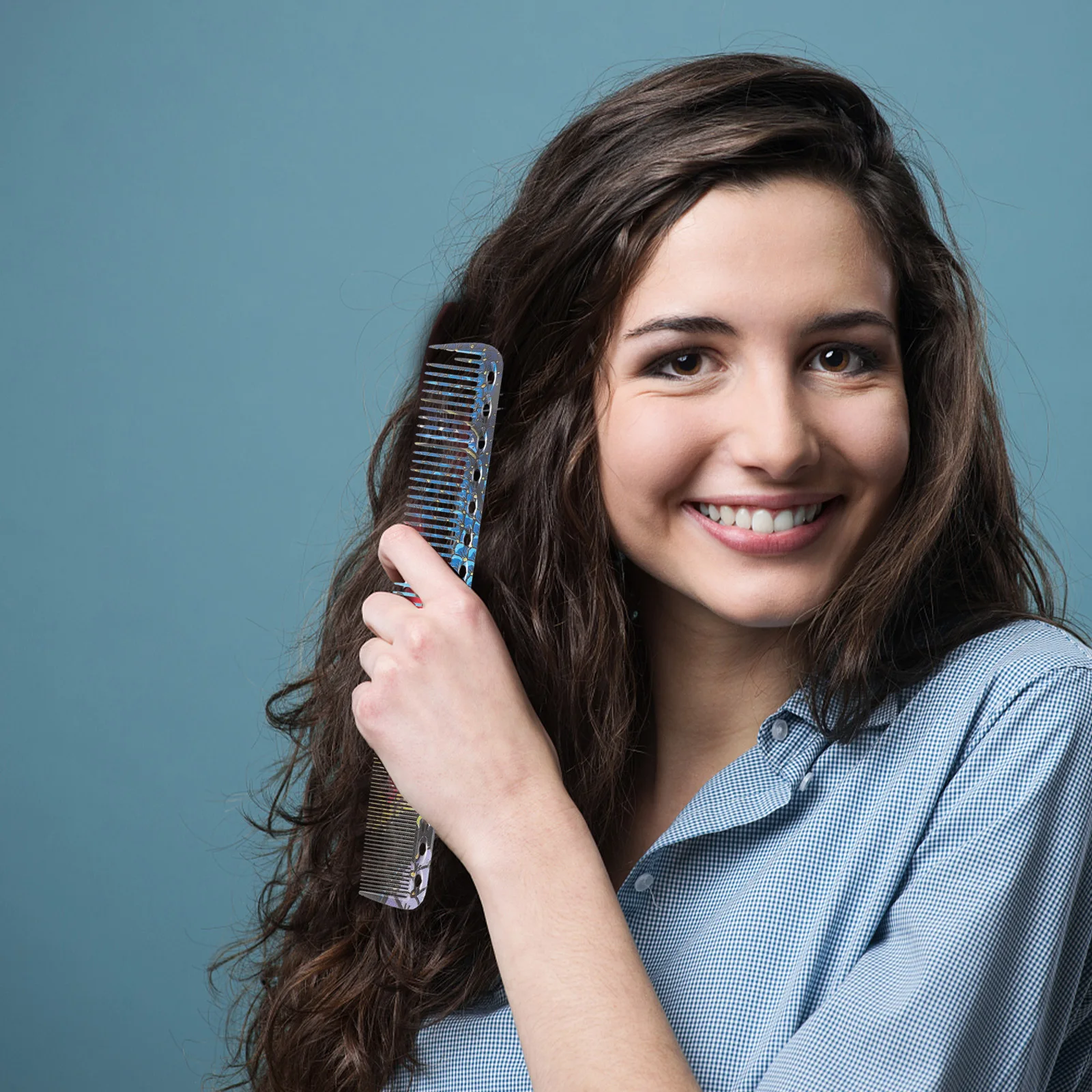 

1 шт., парикмахерская расческа, изысканный дизайн, подходит для стрижки, стрижки, укладки, без царапин, кожи головы, необходимая для ежедневного ухода