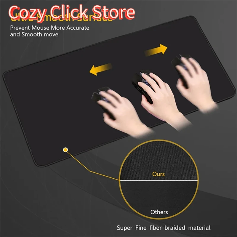 لوحة ماوس للكمبيوتر XL لوحة ماوس لوحة المفاتيح حصيرة الماوس اليابان موجة البحر الأسود ألعاب لينة مكتب السجاد الجدول حصيرة سطح المكتب لوحة الماوس
