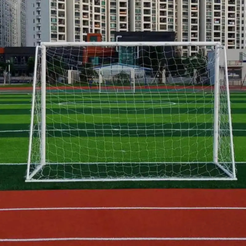 Venda quente da fábrica portátil objetivo de futebol equipamentos esportivos 3mx2mx1.5m metal tubo de aço futsal gol de futebol