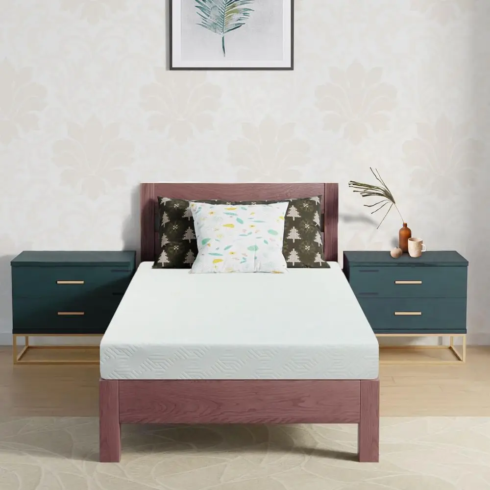 

Mattress Perfect for Bunk Bed, Cool Gel Improved Sleep, CertiPURUS Certified Reversible Pressure Relief Foam Mattress in a Box