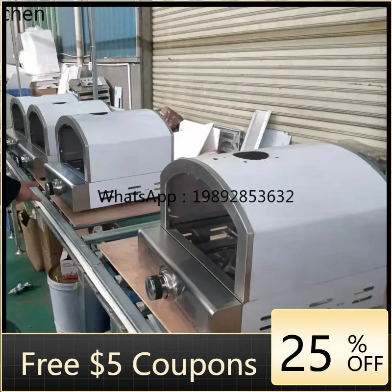 

Pizza Oven Fully Automatic Bread Toaster DoubleSided Countertop Constant Temperature Heating Flatbread Oven