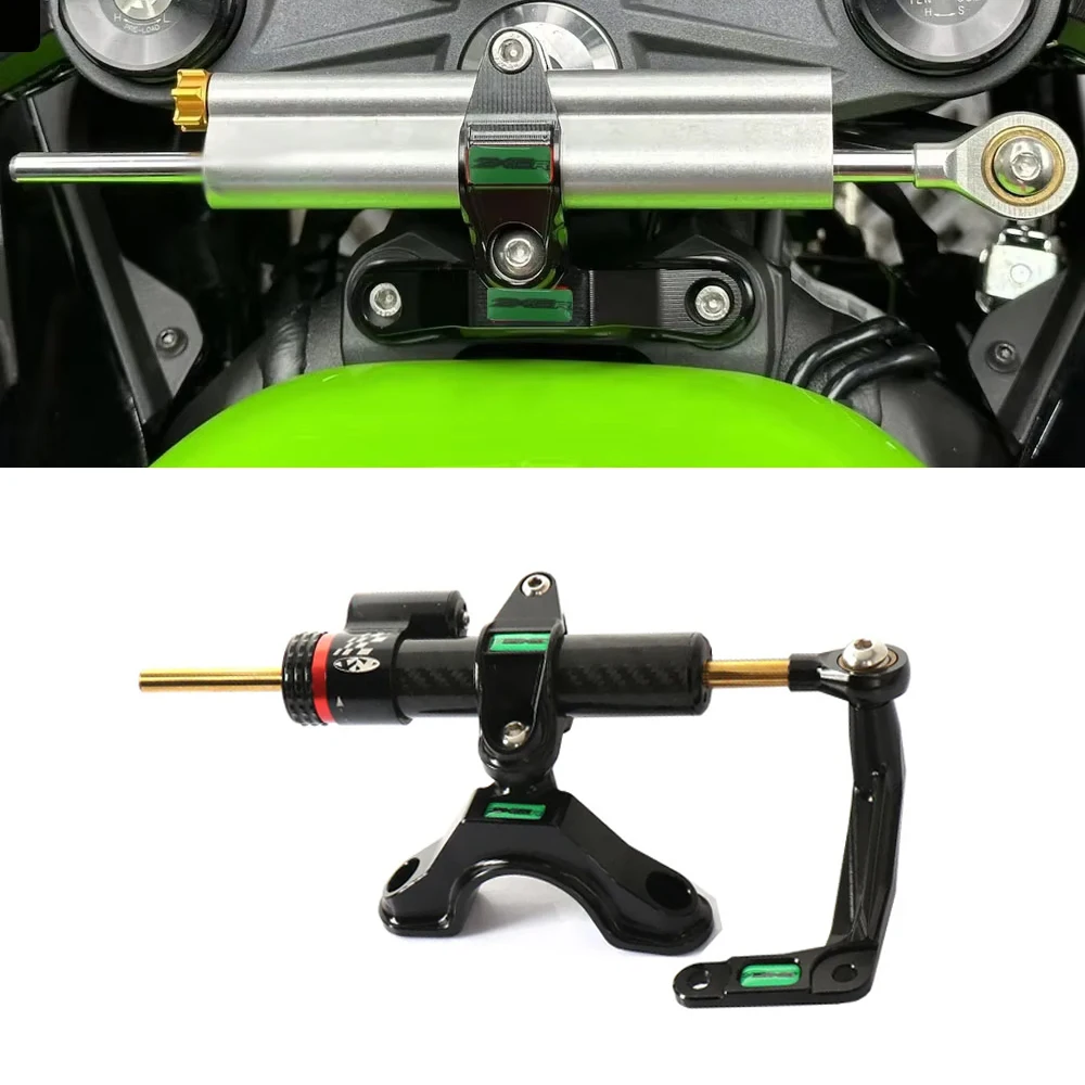 

NEW Motorcycle Steering Stabilizer Damper Bracket Mounting Support Kit For Kawasaki Ninja ZX 6R ZX-6R ZX6R 2024