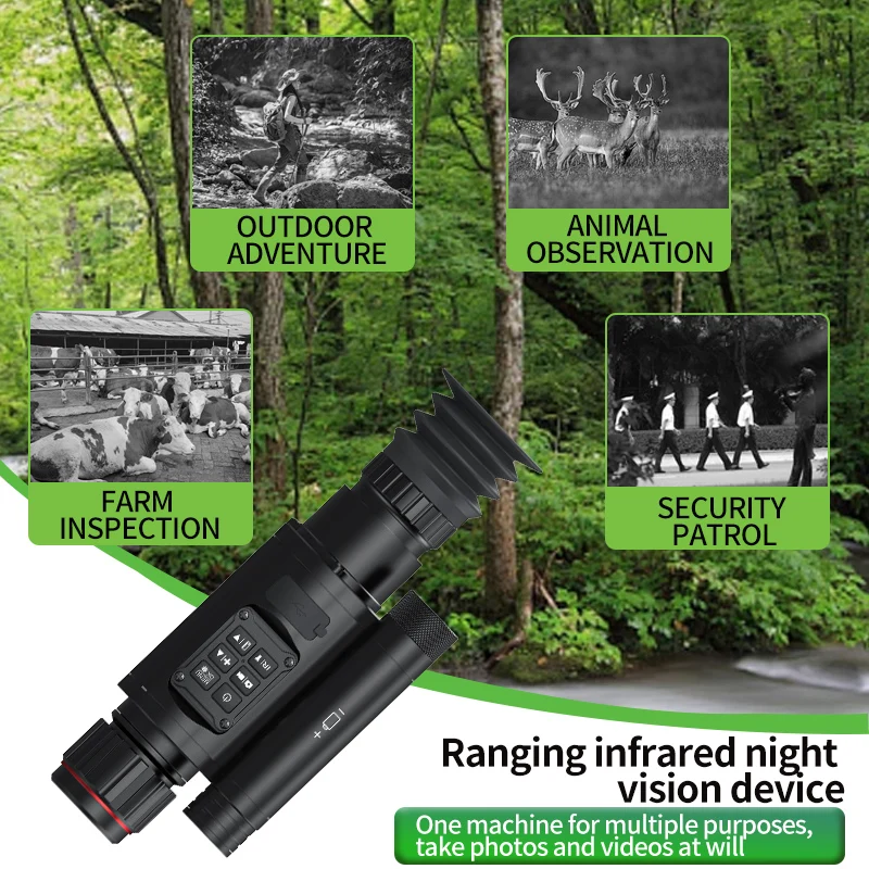 NV076-940 Monocular,  RangeFinder Infrared Night Vision , Camera,