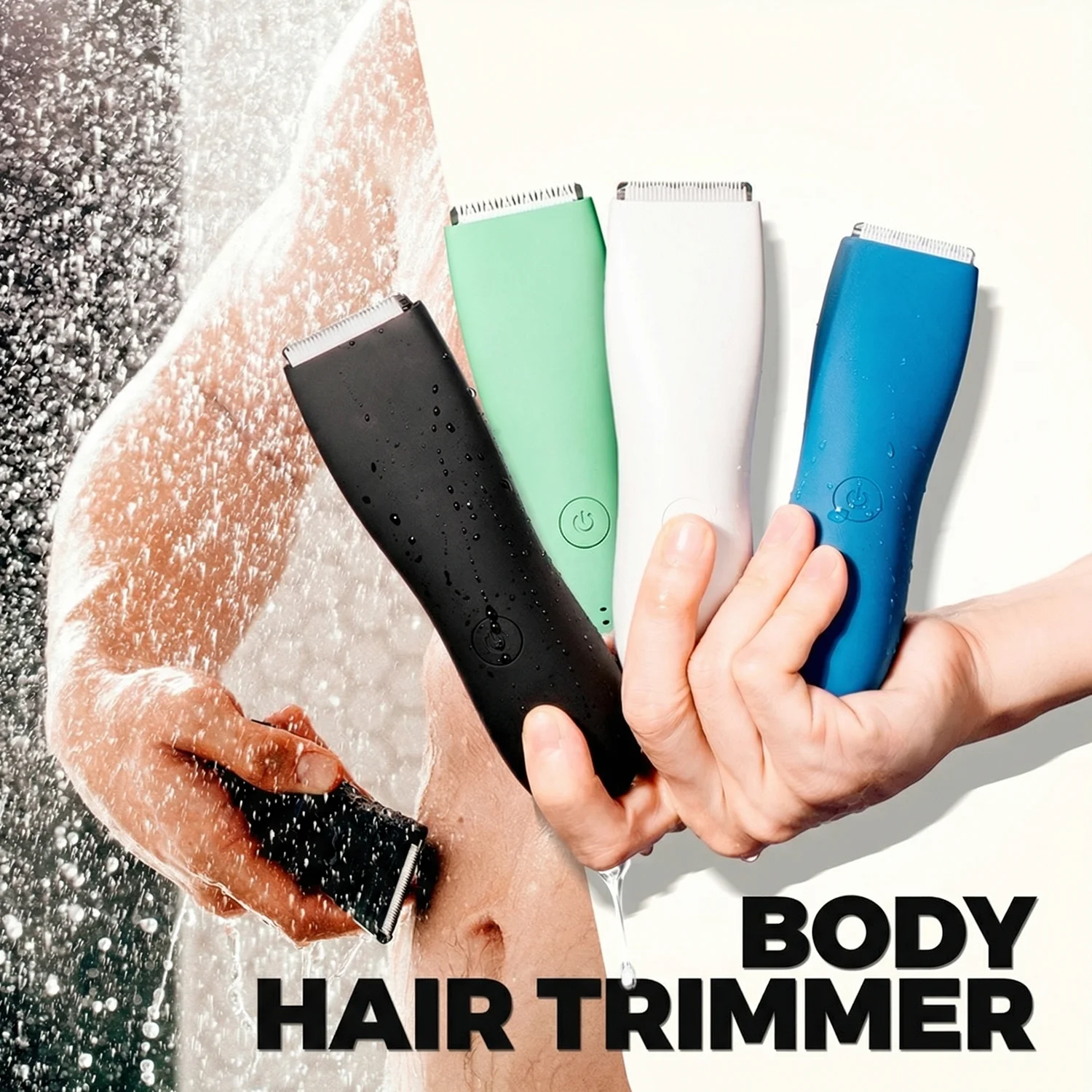 Körperhaarschneider für Frauen & Männer Elektrischer Intimbereich/Boxenrasierer Schamhaar- und Achselhaartrimmer Bikini-Epilierer Wiederaufladbar